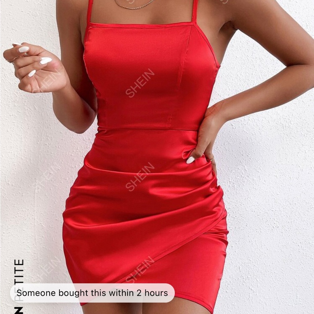 Brand new never worn!!! Red slim fit dress